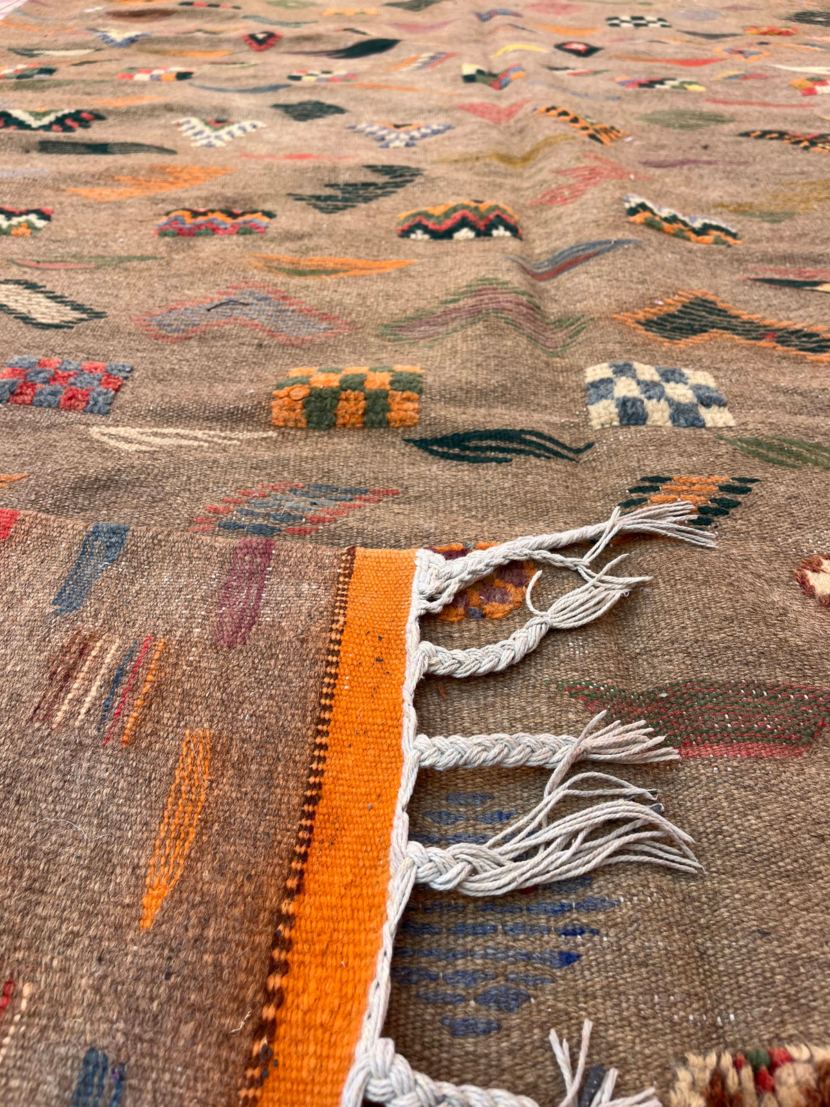 Handwoven Moroccan Kilim Rug