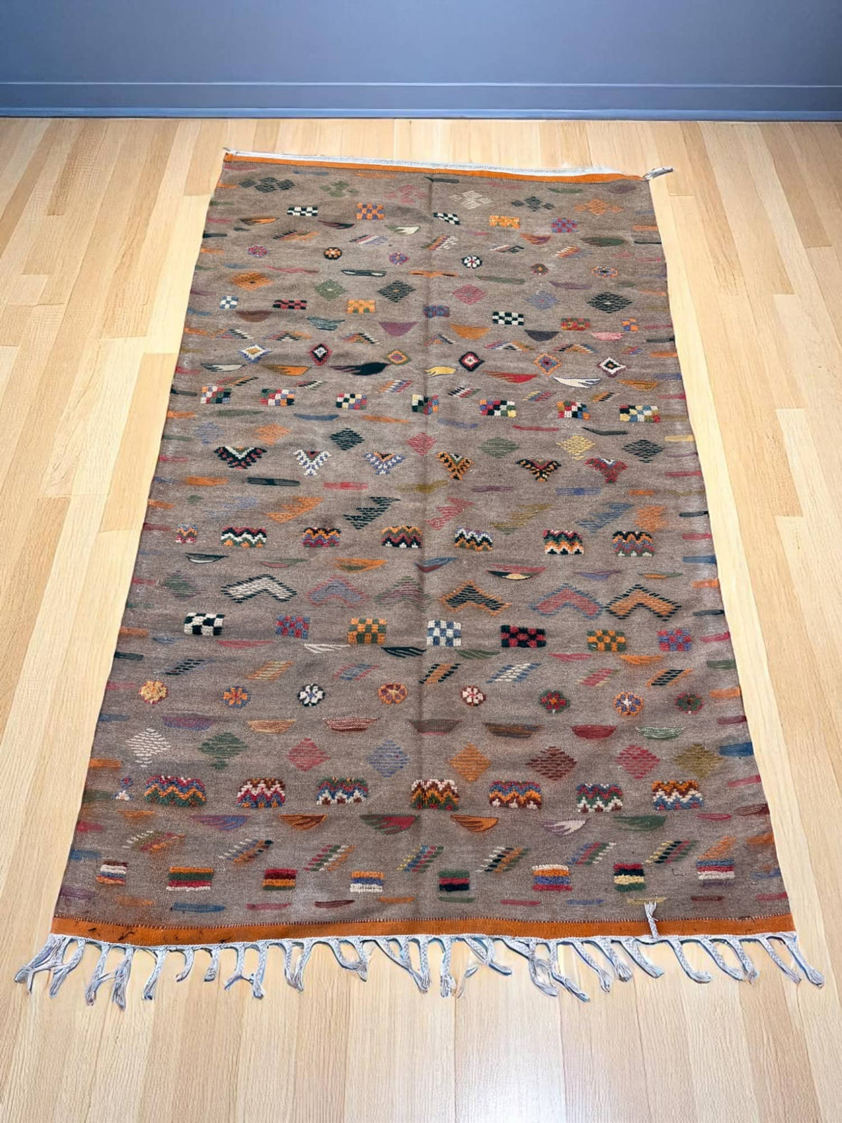 Handwoven Moroccan Kilim Rug