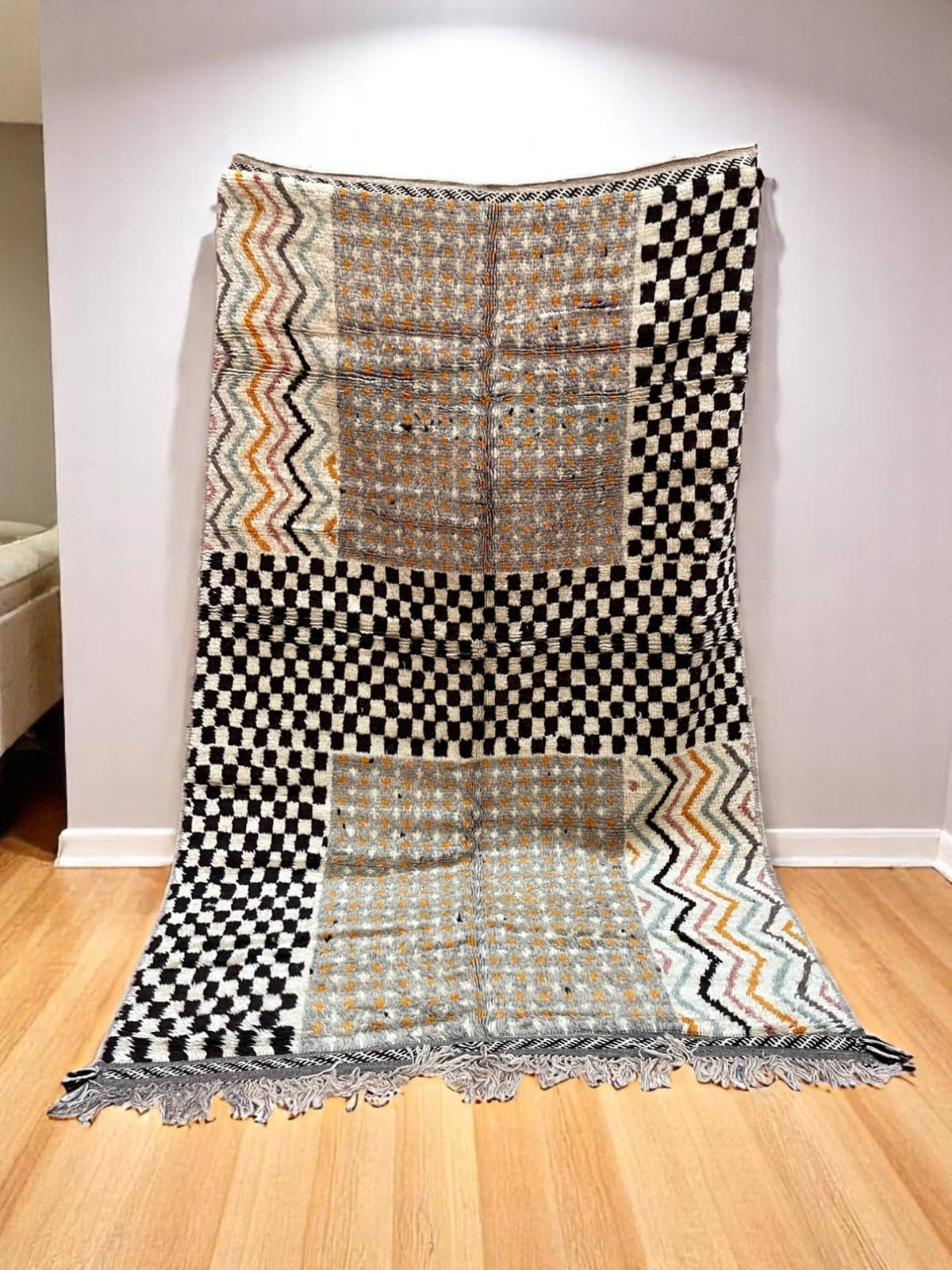Contemporary Azilal Rug – Handwoven | 2.54 x 1.60 m | Moroccan Design