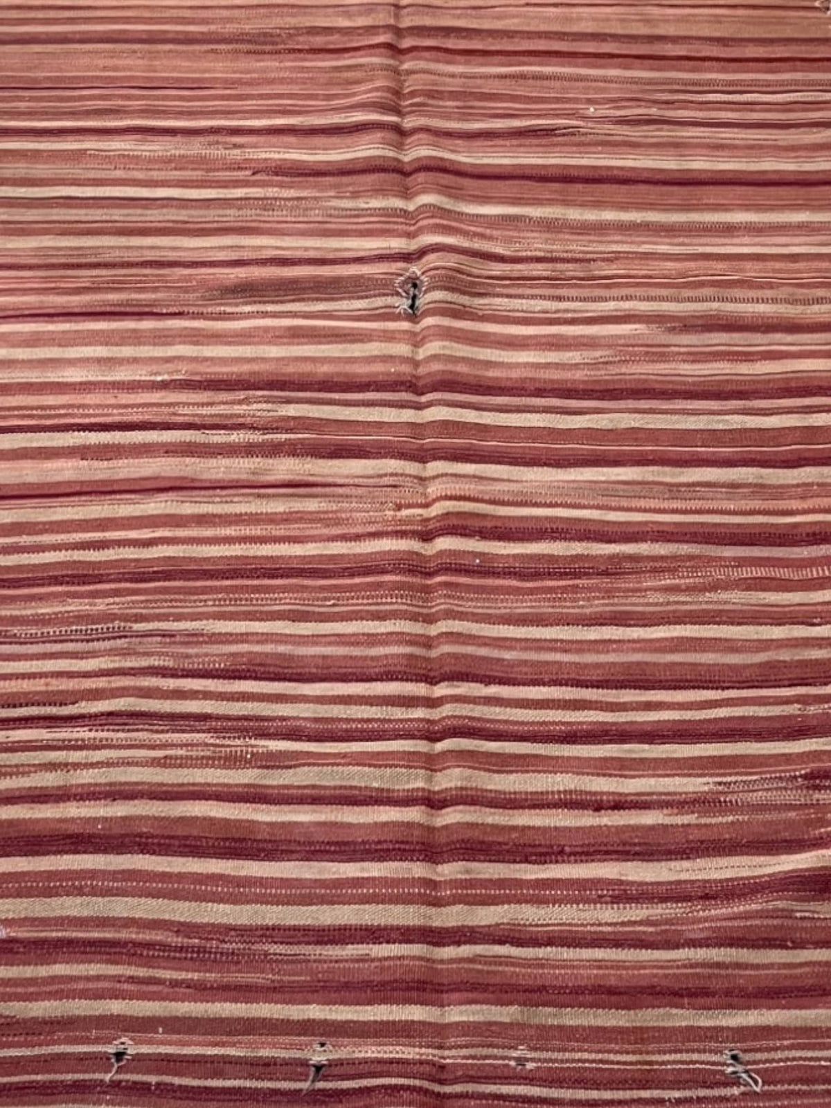 Vintage Moroccan Kilim Rug – Handwoven Wool – 200 x 98 cm
