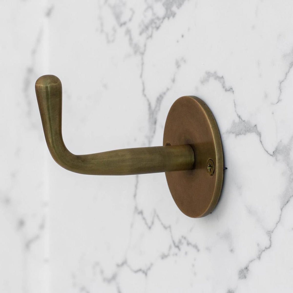 vintage brass robe hook antique wall mounted