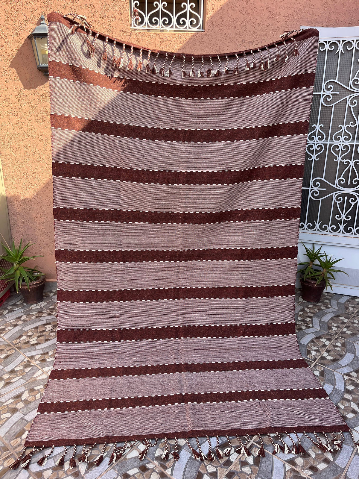 Handwoven Moroccan Cotton Throws and Quilts