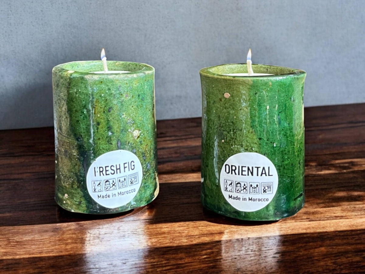 Scented Soy Wax Candle with Ceramic Holder