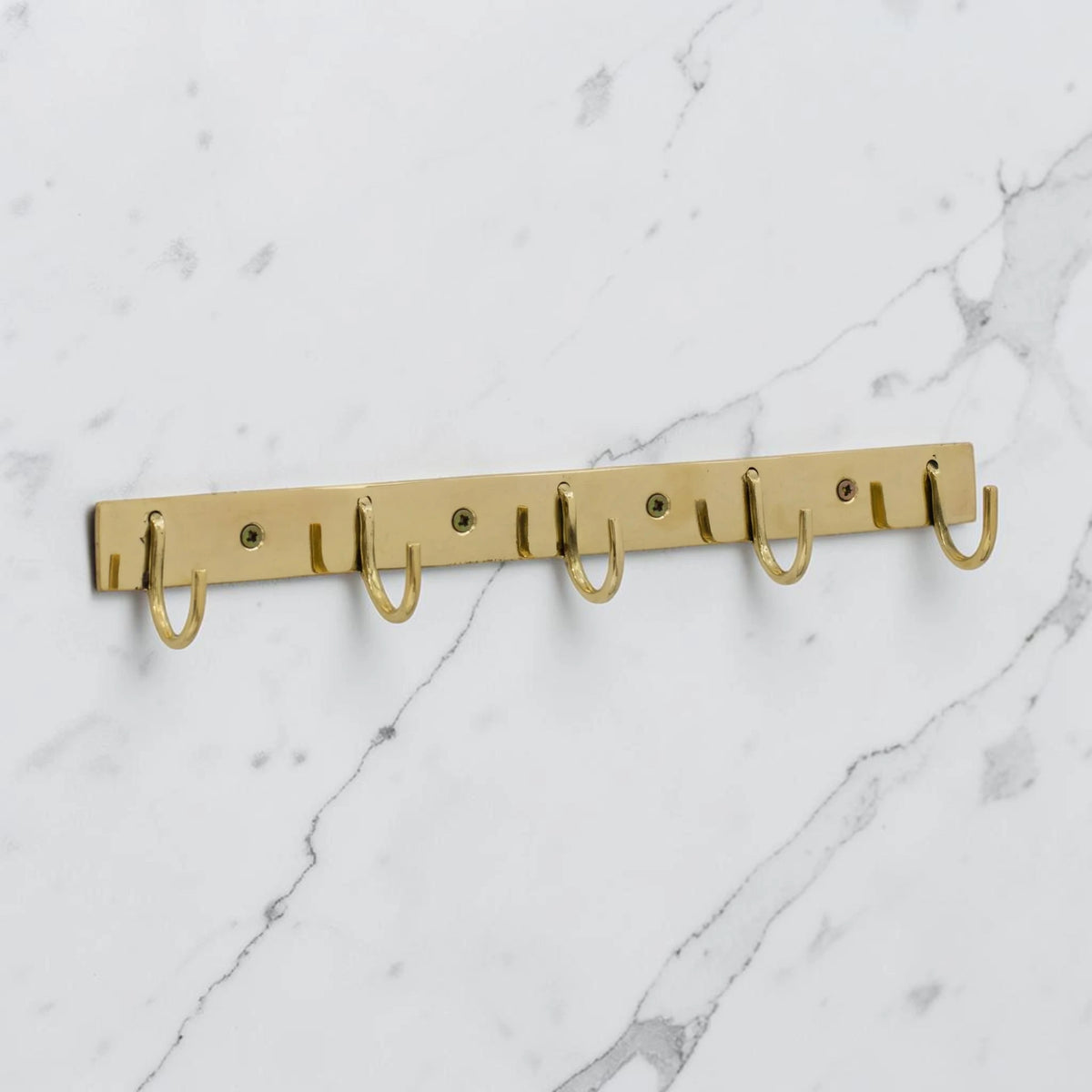 solid brass coat hook rack wall mounted multiple hooks