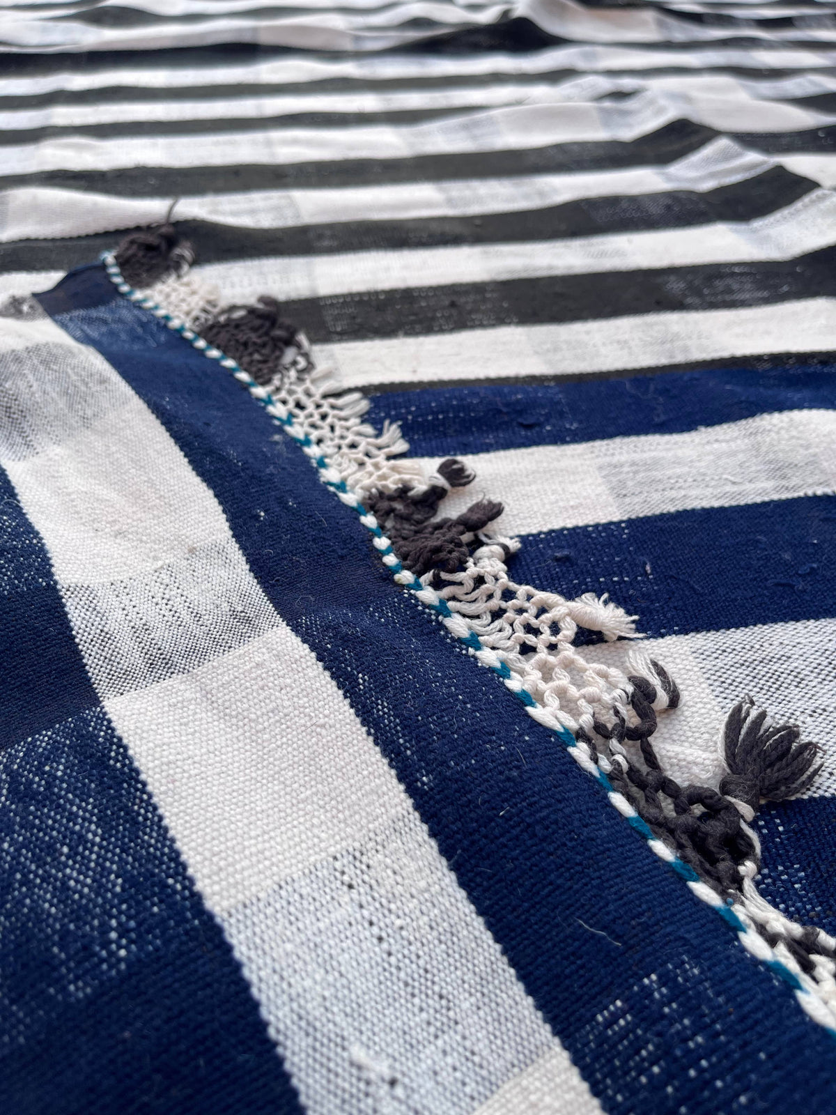 Vintage Handwoven Berber Throw & Quilts – A One-of-a-Kind Moroccan Treasure