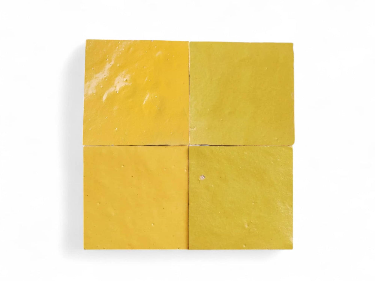 Saffron Square Zellige Tiles