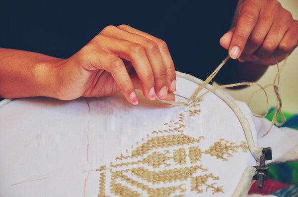 Moroccan handmade embroidery