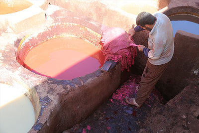 Moroccan Leather: A Traditional Tanning Process