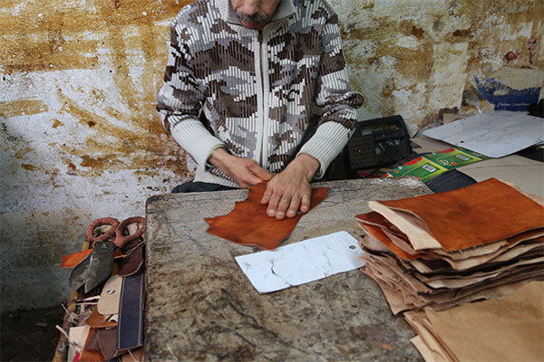Morocco's Leather Traditional Work: