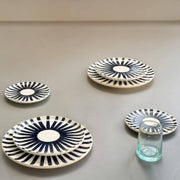 Blue Sun Plate Set - Vibrant Dinnerware for Summer Dining