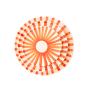 Orange Sun Plate Set - Vibrant Dinnerware for Summer Dining