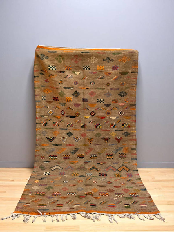 Handwoven Moroccan Kilim Rug