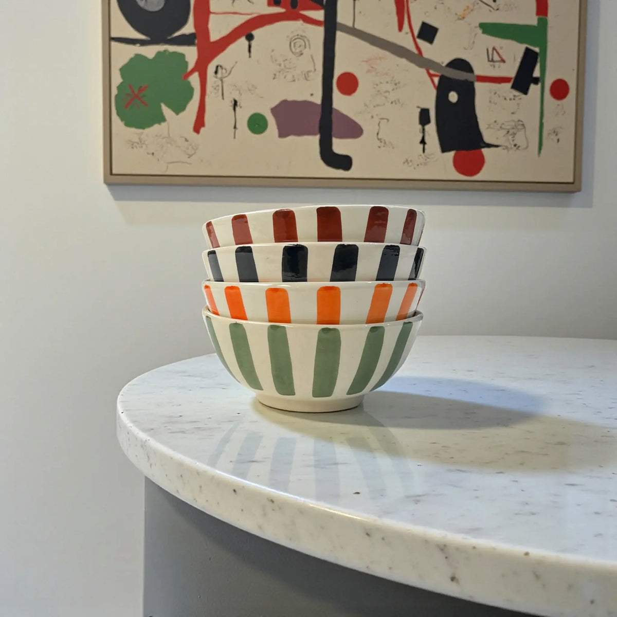 Handmade Moroccan Ceramic Bowl 15 cm | Hand-Painted Artisanal Tableware