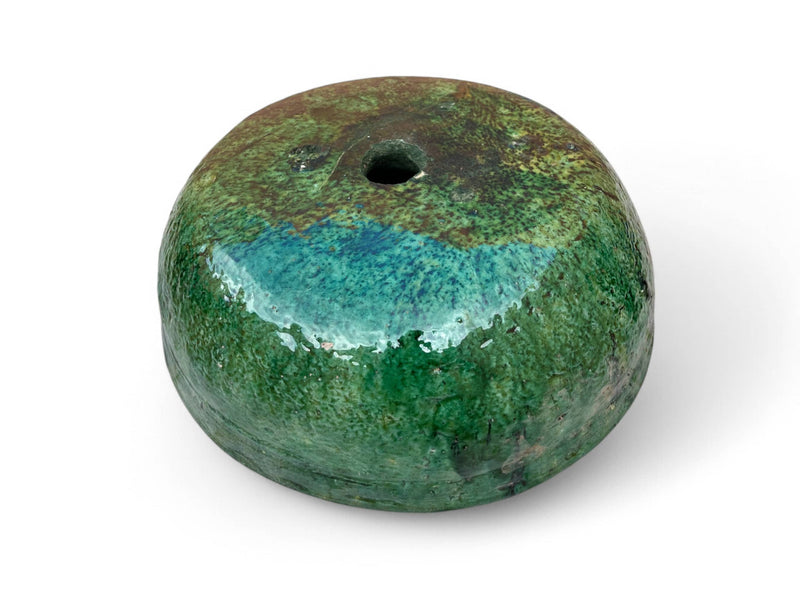 Pottery Green Glaze Sink