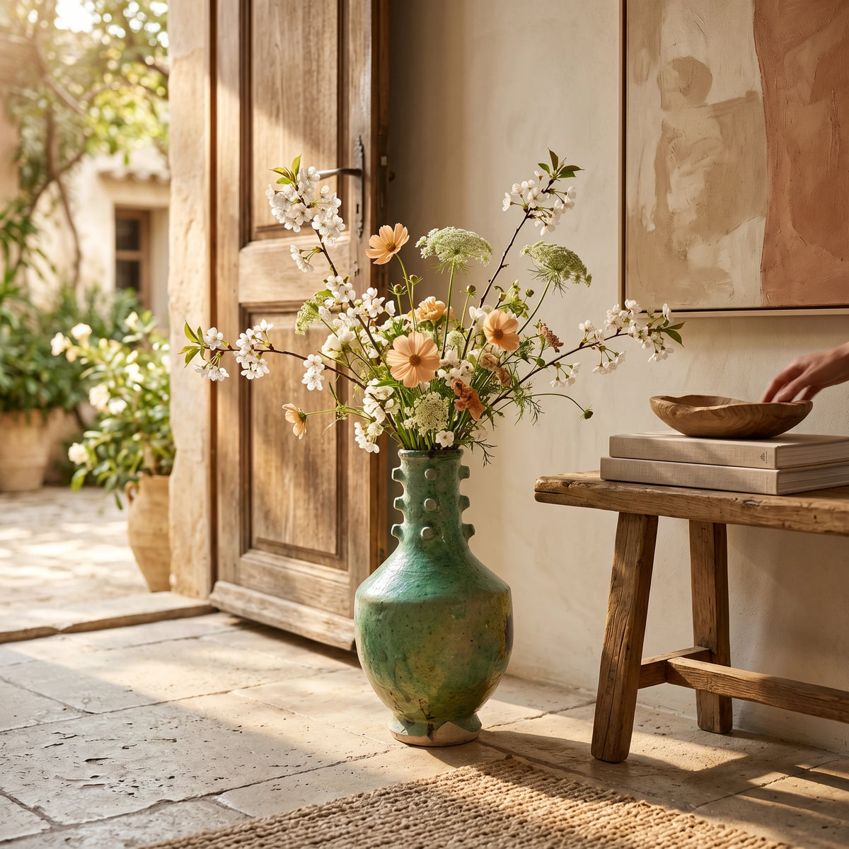 Green Tamegroute Vase