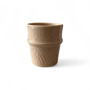 Hand-Engraved Moroccan Ceramic Cups – Set of 6