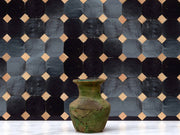 Handcrafted Black & Natural Moroccan Zellige Tiles