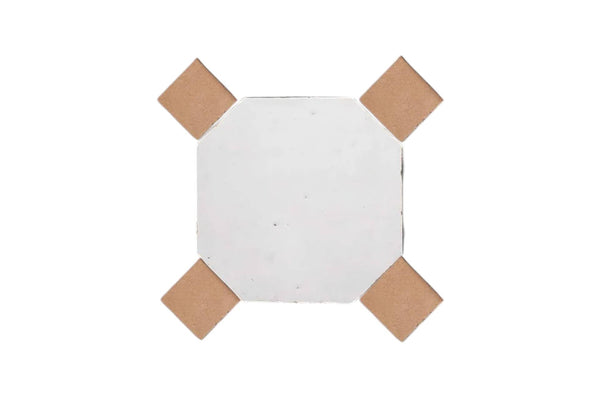 Handcrafted White & Natural Moroccan Zellige Tiles