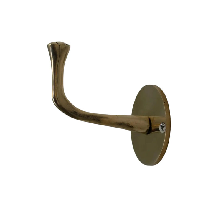 Solid Brass Robe Hook | Unlacquered Wall Hook – Moroccantastics