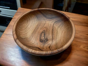 Handcrafted Moroccan Walnut Wood Salad and Soup Bowls. 