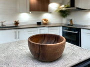 Set Of 3 Handmade Moroccan Walnut Wood Bowl