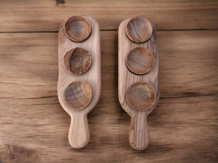 Moroccan Walnut Wood Spices Board