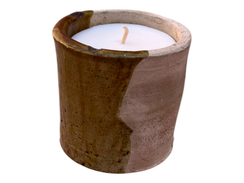 Luxury Moroccan 50/50 Ochre Glaze Tamegroute Scented Soy Wax Candle