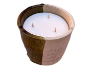 Luxury Moroccan 50/50 Ochre Glaze Tamegroute Scented Soy Wax Candle
