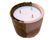 Luxury Moroccan 50/50 Ochre Glaze Tamegroute Scented Soy Wax Candle