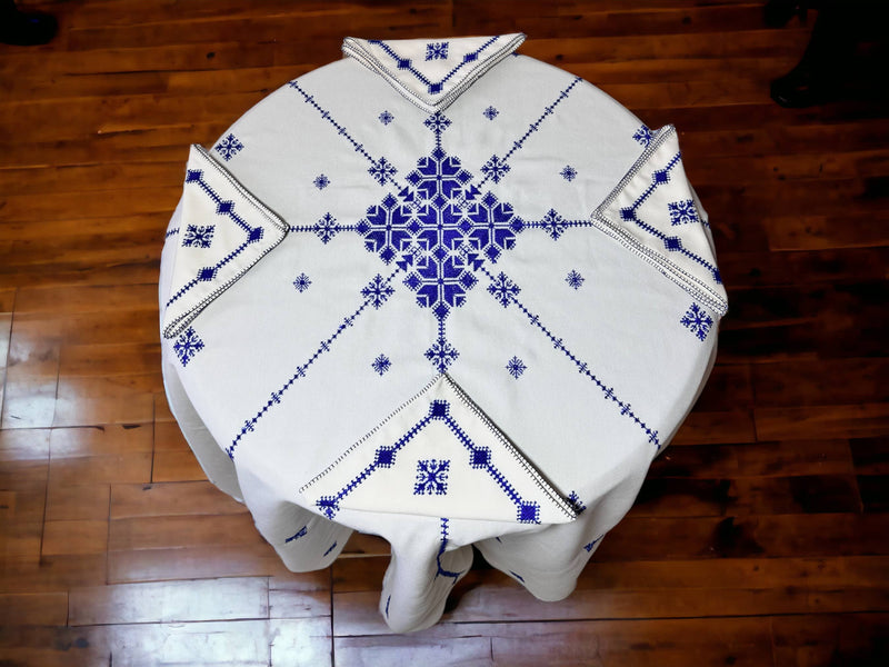 ALAZA Mermaid Tail Gradient Turquoise Blue Moroccan Cloth Napkins...