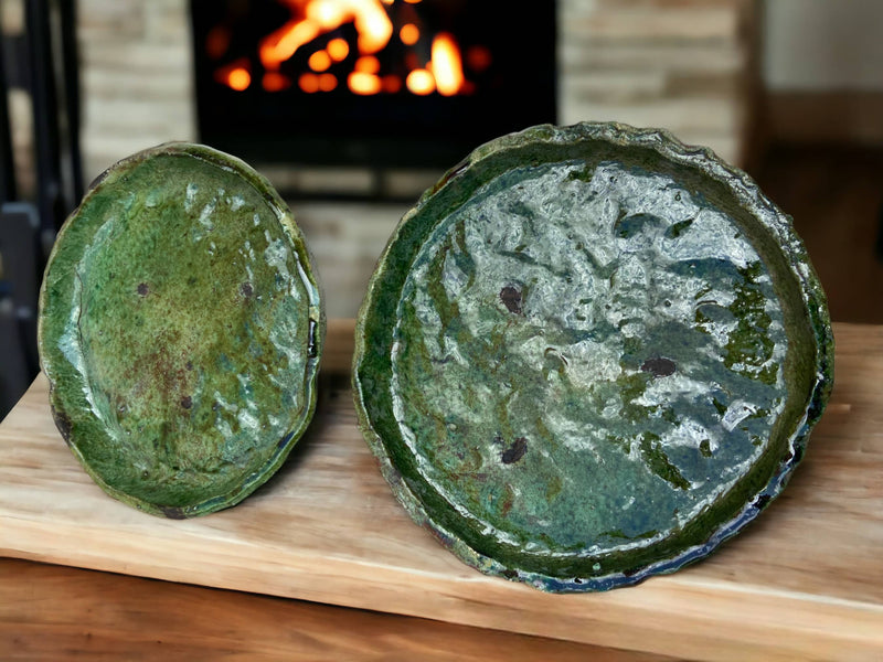 tamegroute pottery  Tamegroute Plates  tamegroute  serving size plate  Serving Pottery  serving Plates  rustic plates pottery  rustic plates  pottery  Plates set pottery  Plates set  plate ceramic  Pedestal Plates  nesting Plates  dish  Dinning  Decorative Plate  Ceramic Plates