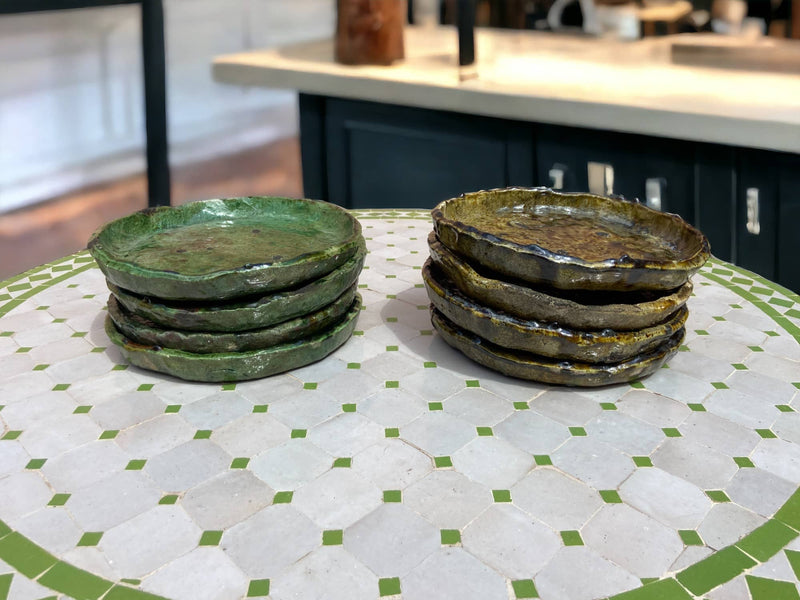 tamegroute pottery  Tamegroute Plates  tamegroute  serving size plate  Serving Pottery  serving Plates  rustic plates pottery  rustic plates  pottery  Plates set pottery  Plates set  plate ceramic  Pedestal Plates  nesting Plates  dish  Dinning  Decorative Plate  Ceramic Plates