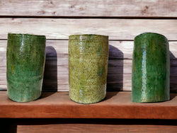 Artisan Handmade Moroccan Tamegroute Wall Hanging half Vase