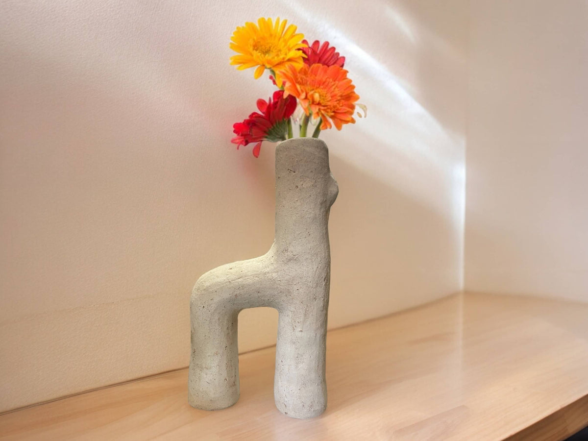 Handmade Unglazed Sculptural Tamegroute Vessel