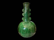 Artisan Handmade Moroccan Tamegroute  Green Glazed Vase