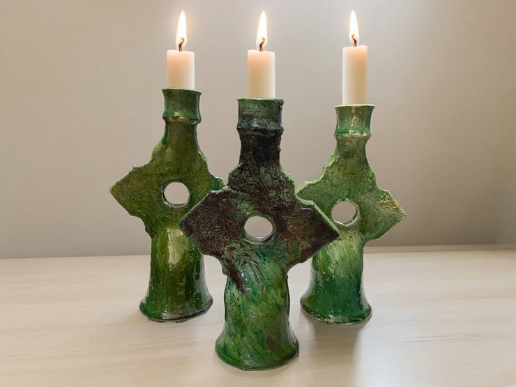 Handmade Moroccan Tamegroute Star Candle Holder