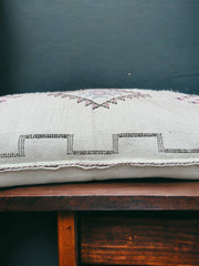 Moroccan Cactus Lumbar, Sabra Silk, Berber Cushion -  Sofa Pillow, Bohemian Style Cushion Cover