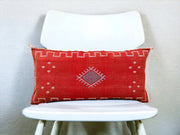 Moroccan Cactus Lumbar, Sabra Silk, Berber Cushion -  Sofa Pillow, Bohemian Style Cushion Cover