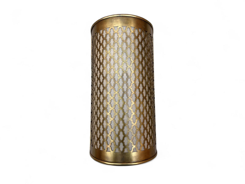 Set of 2 Moroccan Brass Wall Sconces 