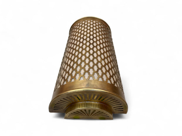 Set of 2 Moroccan Brass Wall Sconces 