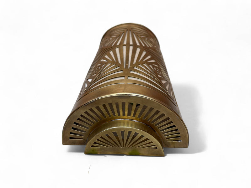 Set of 2 Handmade Moroccan Brass Wall Sconces