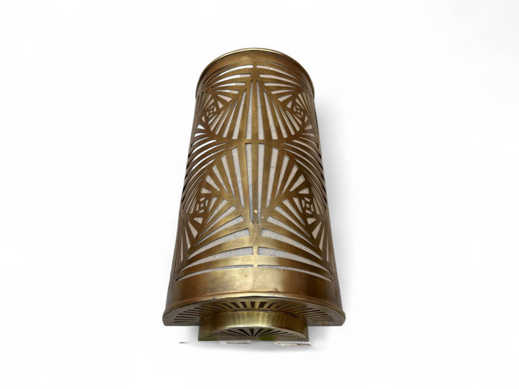 Set of 2 Handmade Moroccan Brass Wall Sconces