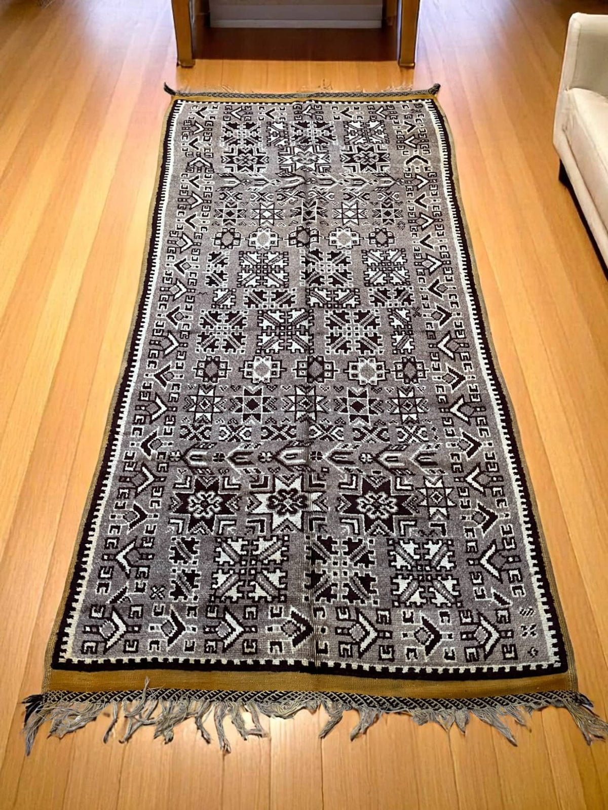 Handwoven Taznakht Moroccan Rug