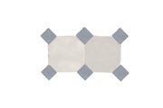 Handcrafted Light Gray & Gray Moroccan Zellige Tiles 