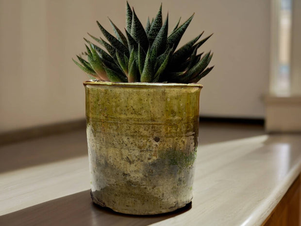 Shaded Ochre Glaze Tamegroute Planter/Pot
