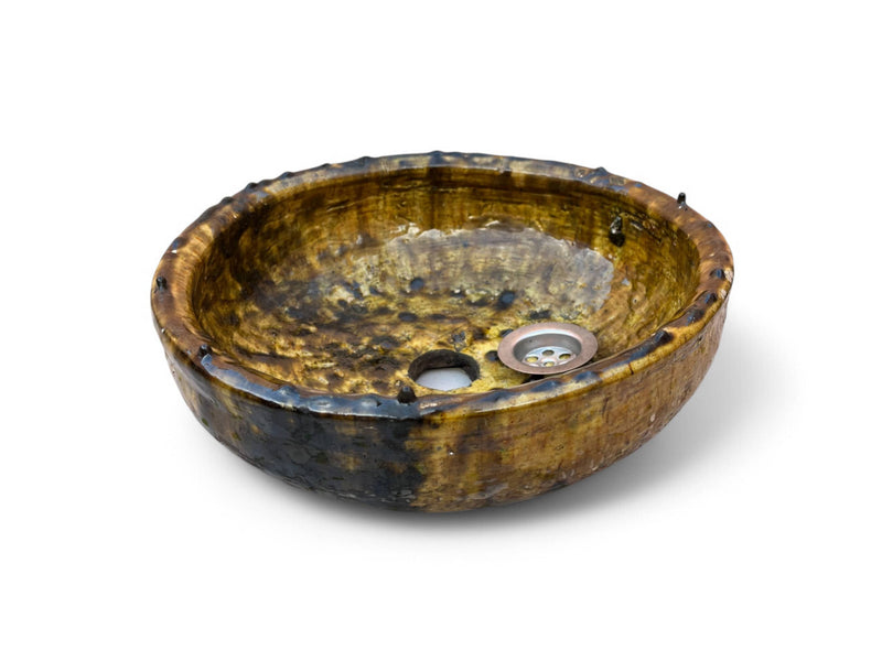 Ochre Glaze Sink