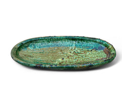 Oval Green Platter