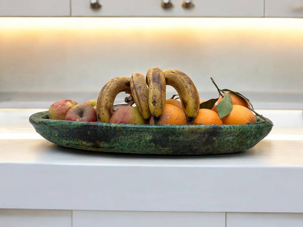 Oval Green Platter
