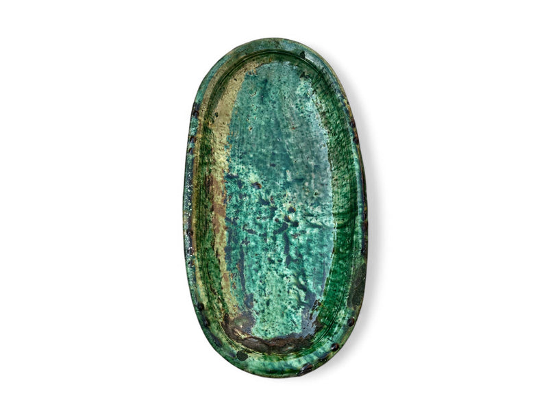 Oval Green Platter