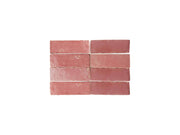 Blushing Mistress Bejmat Zellige Tile – 2"x6" Handmade Moroccan Tile